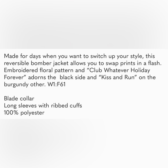 Reversible Club Jacket - Picture 10 of 10